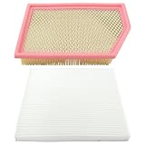CARBBIA Engine & Cabin Air Filter Replacement 52022378AB FC38185 Compatible with Jeep Cherokee L4
