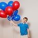 EBLLIWSM 200pcs Red & Royal blue Balloons.Perfect for Birthday, Wedding, color theme Party, Baby shower Party Decorations。 Make your party most memorable. Use it to liven up the party venue.