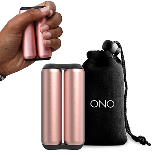 Image of ONO Roller - Handheld Fidget Toy for Adults | Help Relieve Stress, Anxiety, Tension | Promotes Focus, Clarity | Compact, Portable Design (Rose Gold, Full Size - Aluminum)
