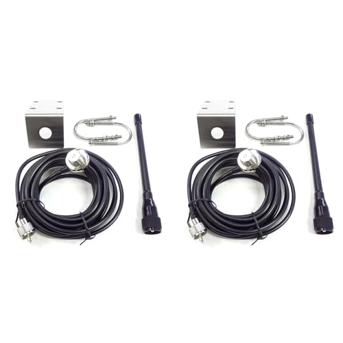 Antenne marine VHF étanche en caoutchouc avec câble 5M pour une liaison radio stable
