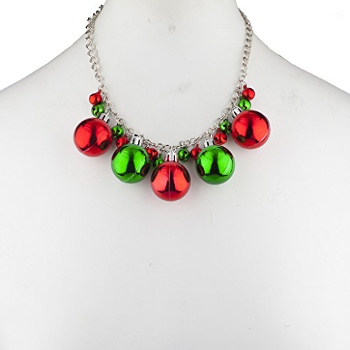 Lux Accessories Christmas X-Mas Holiday Jingle Bells Necklace2