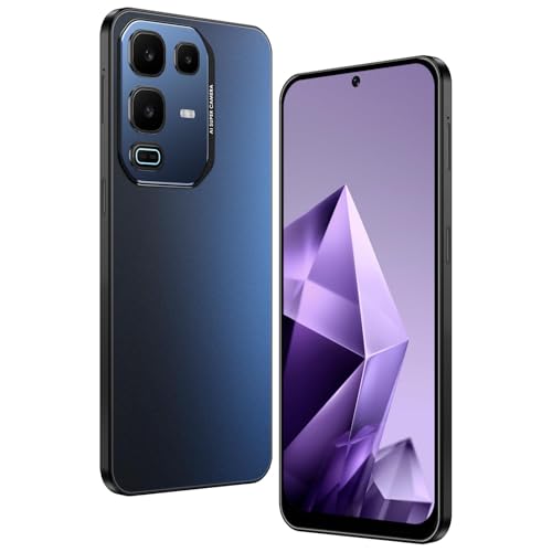 McMgc Note50Pro Unlocked Smartphone, Android 12.0 Mobile Phones 6.6'' HD+ Screen, 32GB ROM/256GB SD, 4G Dual SIM Dual Camera, Face ID+WiFi+BT+FM+GPS+OTG (Black)