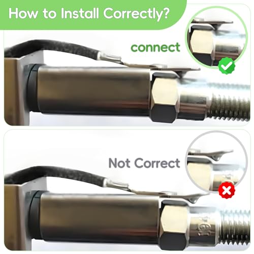 Image of SafBbcue Glow Plug for Weber SmokeFire EX4 /EX6 /EPX6 Wood Pellet Grills with 4pcs 250V Grill Fuses for Weber Wood Pellet Grills,Replacement Glow Plug for Weber 7009,an Element to Ignite Wood Pellets
