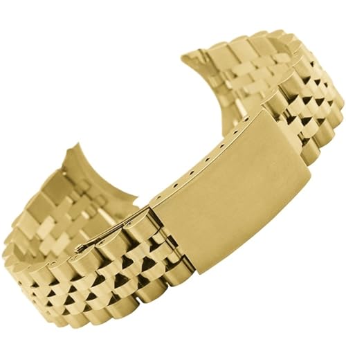Bracelet de montre en acier inoxydable pour style classique au bureau et en soirée