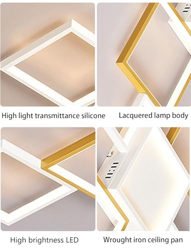 Plafonnier LED dimmable avec télécommande pour ajuster l'ambiance - 5