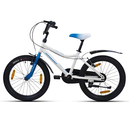 Image of ROADGIANT||Astle||BMX Series||20T||Kids Cycle||Single PIECE Crank||Light Weight Steel Frame||V-Break|| Rigid Fork||Ideal for 6+ Age||Cool White