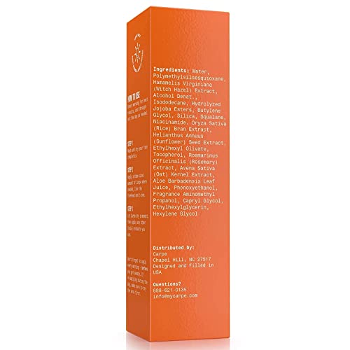 Carpe - Helps Keep Your Face, Forehead, And Scalp Dry - Sweat Absorbing Gelled Lotion - Plus Oily Face Control - With Silica Microspheres And Jojoba Esters #TOP6