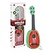 Ukulele für Kinder, 33 cm Hawaii Gitarre für Kinder Anfänger mit Nylon Saiten Auch für Picknick und Sommerausflug (Rot)