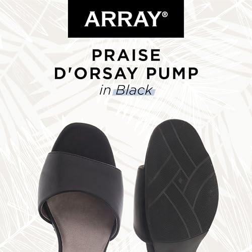 ARRAY Women's Praise d'Orsay Low Heel Pump with Ankle Strap2