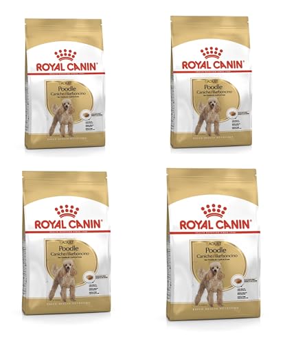 Cibo Poodle Adult, Crocchette per Barboncino Adulto, 4 Confezioni da 1,5 kg