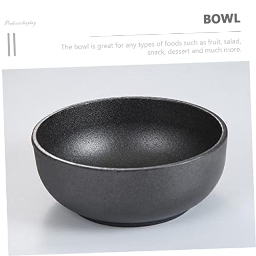 Dolsot Korean Bibimbap Bowl Rice Bowls Japanese Korean Cuisine Bowl Household Bibimbap Bowl Japanese Cuisine Accessory Noodle Bowl Portable Cast Iron Black Korean Bibimbap Bowl #TOP2