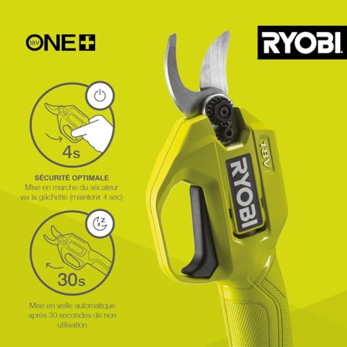 Ryobi RY18SCA-0 Sécateur sans fil 18 V ONE+ (outil nu)