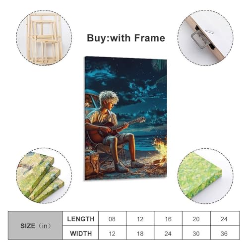 Impression sur toile marine pour une chambre relaxante - 2