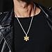 Sbzxbt Star of David Necklace for Men Sterling Silver Lion Star of David Necklace Jewish Jewelry for Men Women