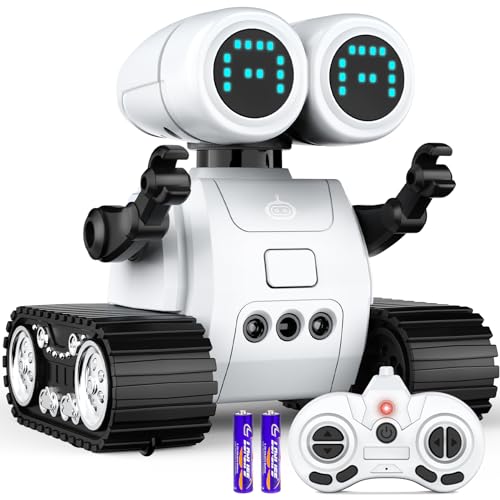 Hamourd robot with walkie-talkie, gesture sensing & LED eyes