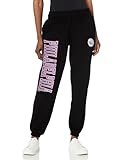 Ultra Game NBA Official Women's Super Soft Active Fleece Sweatpants Joggers, Philadelphia 76ers, Black, Medium