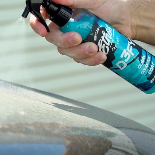 Ethos Defy - 3 in 1 Ceramic Coating - Waterless Car Wash Spray & Wax - Car Wax Spray Rnseless Wash - Hydrophobic Top Coat - Polish & Polymer Paint Sealant Protection - with Insta-Bond Technology - 2