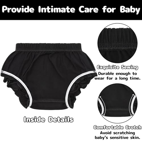 image for Olreco Diaper Cover for Baby Girls Baby Bloomers for Toddler Girls Bab
