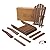 ACUEL Adirondack Chairs Set of 4, All-Weather Resistant Lawn Chairs,Patio Firepit Chairs for Garden, Looks Like Real Wood- 15min Assembly 350 Lbs