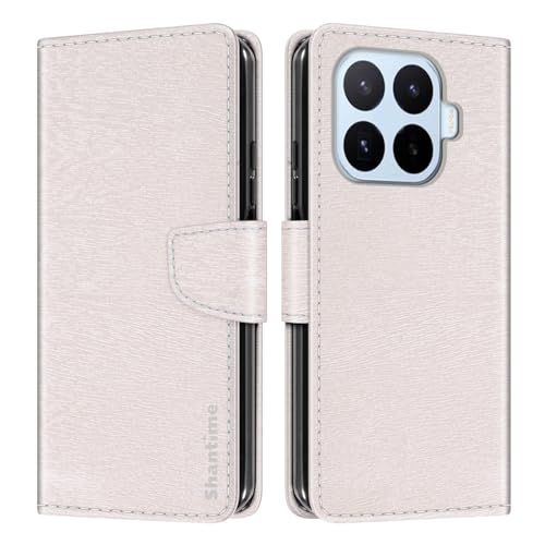 Shantime ���U�[���z�P�[�X Xiaomi 17T �Ƃ̌݊������� �J���t���蒠�^ �J�[�h���[ �}�O�l�b�g�� �S�ʕی�V�F��(�z���C�g)