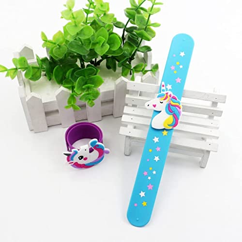 Image of TERA 13 Birthday Return Gifts For Girls Slap Bracelet For Kids (5 pcs) Unicorn Slap Band , Wrist Band , Hand Bracelet Band For Girls Kanjak Gifts For Kids