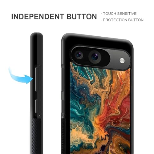 Coque Google Pixel 9 anti-rayures robuste au motif tourbillon esthétique