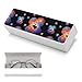 SPEPDEEC Unisex Portable Eyeglass Case, Lesbian Girls Pride Love Lgbt Fashionable Glasses Organizer, Hard Shell Spectacle Holder with Cleaning Cloth