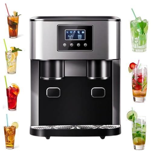 Máquina para hacer hielo portátil 3-en-1, 40 lbs/día miniatura 1