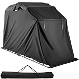 Mophorn Motorcycle Tent Motorbike Cover Strong Frame Motorbike Garage Waterproof 106.3