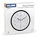 Elbe RP-1005-N - Reloj de Pared con termómetro y higrómetro, negro