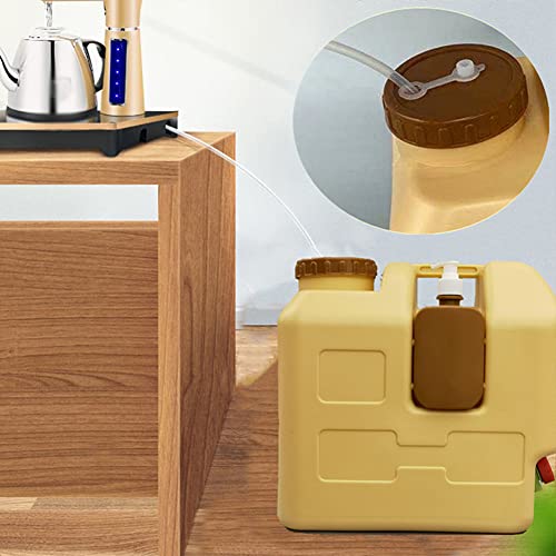 Homtoozhii Balde de água portátil 20L grande capacidade para uso externo PEAD garrafa de armazenamen