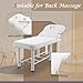 Jaxilyn Massage Bed Stationary Professional Adjustable Massage Table Spa Bed 73