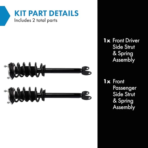 Image of TRQ Front Strut and Spring Assembly Set 2 Piece