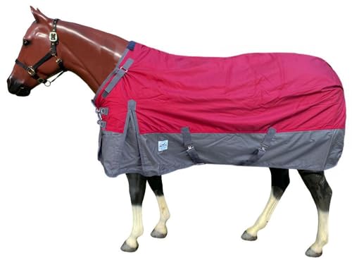Rugged Ride 1680 Denier Waterproof Adjustable Standard Neck Turnout Blanket - 200gr Fill