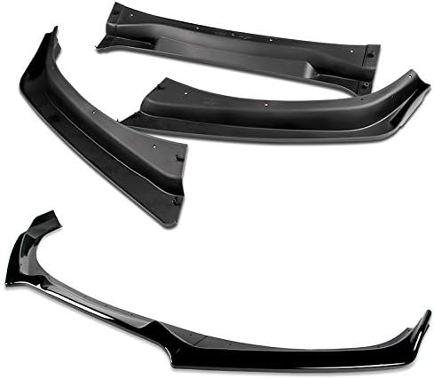 3PCS Front Bumper Lip Kit fit for compatible with 2017-2020 Toyota 86, Sport-Style Splitter Trim Protection Spoiler, Air-Dam-Chin-Diffuser (Painted Black)