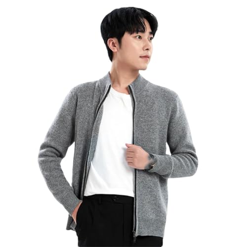 Men Knitwear Wool Zipper Cardigan Thickened Cotton Long Sleeve Warm Couples Clothing Sweater