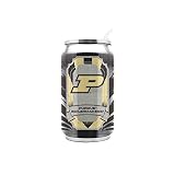 Duck House Sports NCAA Purdue Boilermakers 16oz Double Wall Stainless Steel Thermocan