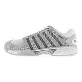 K-Swiss Men's Hypercourt Express Original Tennis Shoe, Glacier Gray/White/Silver, 10.5 M