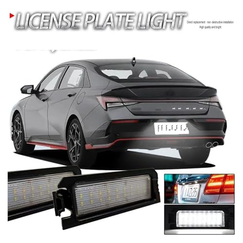 Luces de matrícula para Kia Niro idóneas para viajes nocturnos 3