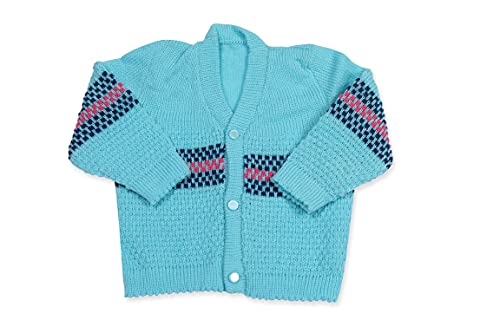 Image of CUBS & HUGS Baby-Boys Wool V-Neck Knitted Sweater Leggings Cap Booties