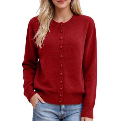 Lightweight Cardigan Sweaters For Women Button Down Open Front Knit Sweater - image 2