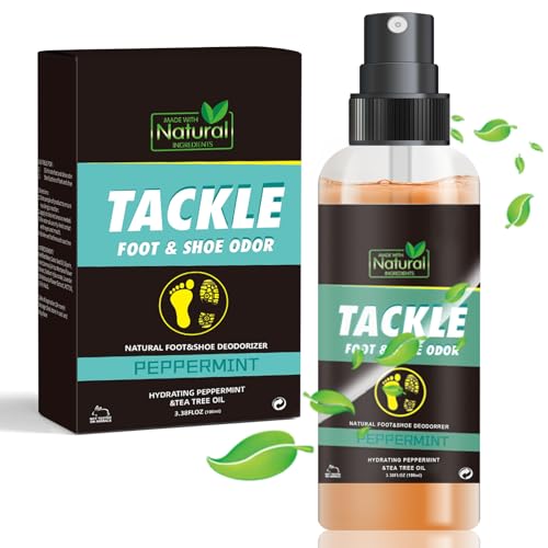 100ml Outdoors Desodorante de Pies y Zapatos en Aerosol, Desodorante Calzado Desinfectante Spray, Eliminador de Olores