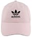 adidas Women's Originals Relaxed Fit Strapback Cap, Clear Pink/Black, One Size