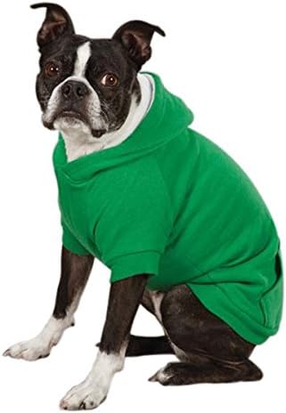Casual CanineZack & Zoey Fleece-Lined Hoodie for Dogs, 24" X-Large, Green