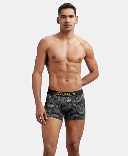 Jockey FP23 Men's Super Combed Cotton Elastane Stretch Printed Trunk with Ultrasoft Waistband (Prints May Vary) - Image 5