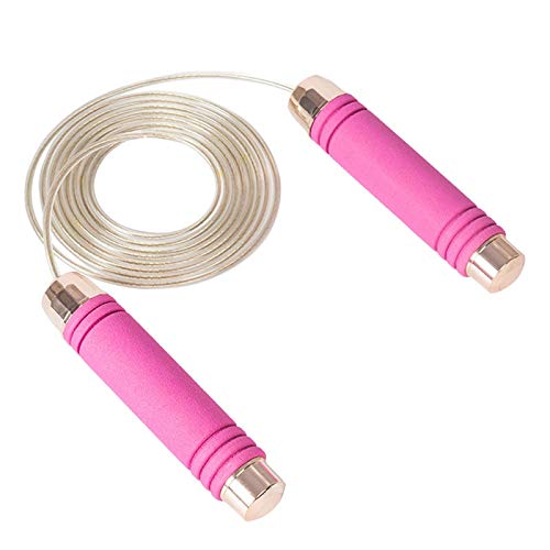 Comba Crossfit Combinación Cuerda Salta Equipo de Fitness Saltar Cuerda Ejercicio Fitness Home Gym Outdoor Speed ​​Training Pie Depositser (Color : A)