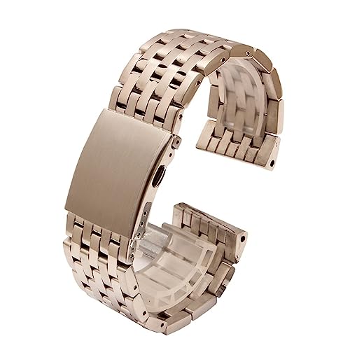 Bracelet montre acier 28mm noir pour remplacer sangle DZ7334 cassée
