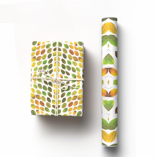 Sainet™ Gift Wrapping Paper Sheet - Gift Paper - Gift Wrap Roll -Gift Cover Rapping Paper - Gift Packing Materials - Premium Design for Gift Packing, Pack of 12 Fall Fantasy Size: 28 IN X 18 IN