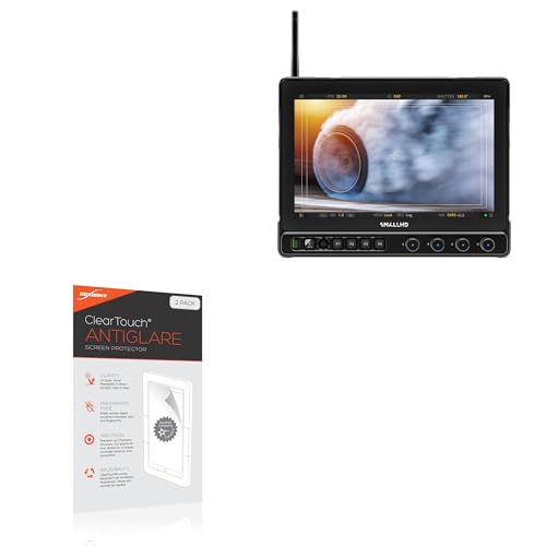 BoxWave Screen Protector Compatible with SmallHD Ultra 10 4K - ClearTouch Anti-Glare (2-Pack), Anti-Fingerprint Matte Film Skin