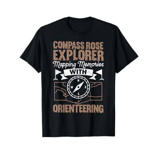 Compass Rose Explorer Orienteering T-Shirt